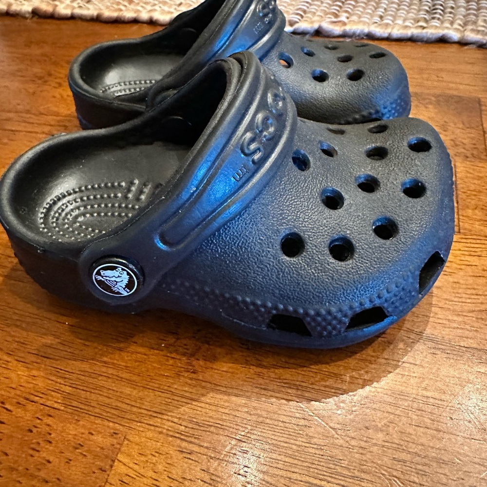 CROCS Kids Black Water Shoes